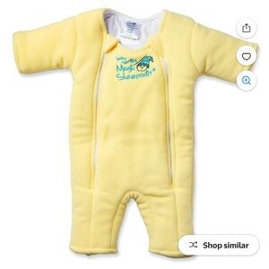 Baby Merlin’s Magic Sleepsuit Size Small 3-6M Microfleece Warm Winter Swaddle